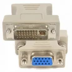 Adaptador DVI Para VGA 24+5 Pinos