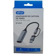 Adaptador De Captura De Vídeo HDMI / USB  / TIPO C