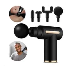 Massageador Elétrico Pistola Massageadora Muscular Portátil Fisitoterapia Massagem