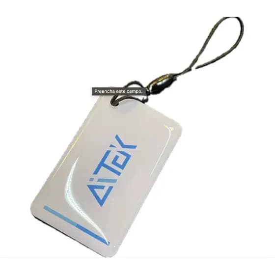 CHAVE TAG PLASTICA PARA FECHADURA AITEK SMART 2 PEÇAS