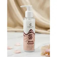 Hidratante Corporal Body Cream 412 Vip Rose 125ml Cap Life Fragrâncias Premium