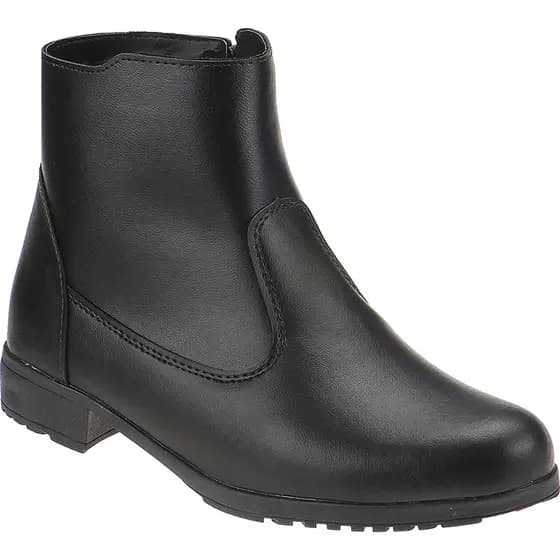 Bota Coturno Feminina Blogueira Estilosa Tratorada Preto Cano Curto Moderna Casual Confortavel