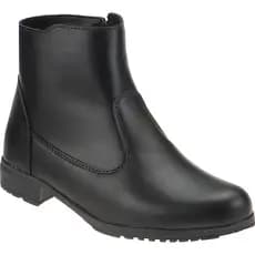 Bota Coturno Feminina Blogueira Estilosa Tratorada Preto Cano Curto Moderna Casual Confortavel