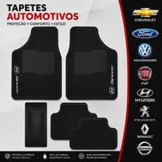 Tapete de Carro Hyundai Personalizado 5PEÇAS - hb20, hb20s, tucson, ix35, creta, santa fé, azera, elantra
