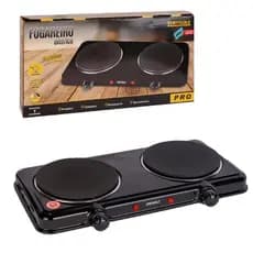 Fogão Elétrico Cooktop Portátil 2 Bocas 220V