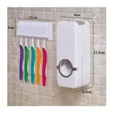 Dispenser Automático De Creme Dental Pasta De Dente Com Suporte Para Escovas - Prático e Eficiente