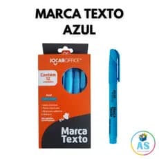 Marca texto azul - Caneta marca texto cor azul 01