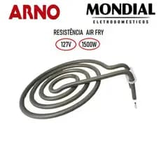RESISTÊNCIA AIR FRYER ARNO / MONDIAL 127V 1500W ( CURVADA)