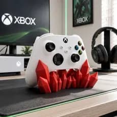 Suporte Formato Cristal Frontal para Controle Xbox Varias Cores