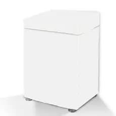 Capa para Máquina de Lavar Pvc Branca M Antimofo 10kg 11kg 12kg Capas de Maquina Lavadora Roupa