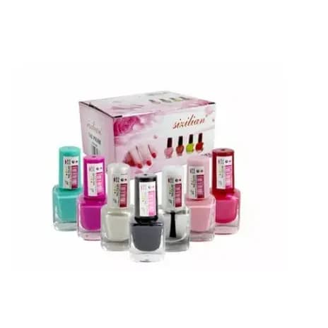 12 Esmalte Lírio Seca Ao Natural 8ml Cores Sortidas Unhas
