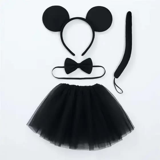 kit fantasia infantil arco + saia [ gatinho, coelhinho, ratinho, diabinho ] ~C&S BAZAR ~