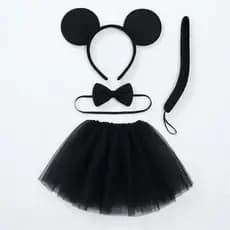 kit fantasia infantil arco + saia [ gatinho, coelhinho, ratinho, diabinho ] ~C&S BAZAR ~