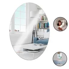 Espelho Adesivo Decorativo Oval 30x20cm Acrílico Top Promoção