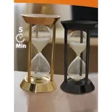 Ampulheta de Ferro 5 Minutos Pequena Decorativa