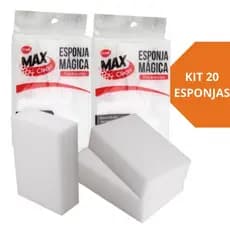 Kit 20x Esponja Mágica de Melamina Tira Manchas Riscos Multiuso Top Promoção