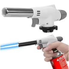 Maçarico Culinário Portátil Multiuso com Controle de Chama para Cozinha Gourmet Top Promoção