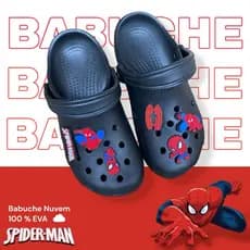 Babuche Infantil Menino Homem Aranha em E.V.A - Leve, Confortável e Irresistível!
