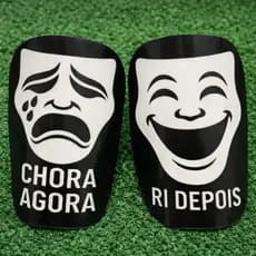 Caneleira Personalizada Futebol Futsal “Chora Agora Ri Depois”