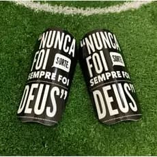 Caneleira Personalizada Futebol Fustal “Nunca foi Sorte, Sempre foi Deus”
