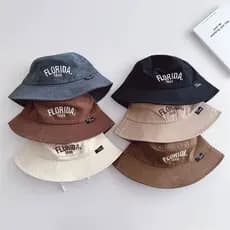 Chapéu Bucket Hat Infantil (1-10anos) Menina e Menino Jovem, Criança e Bebê Cata Ovo Boné Infantil