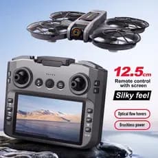 2025 S156 PRO Drone 6K HD Fotografia Aérea Dupla Câmera Dron Com Tela Omnidirecional Evitar Obstáculos RC Brinquedo Pres