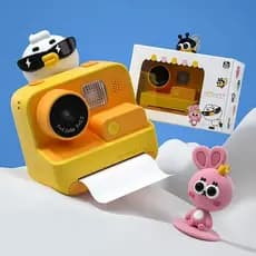 Crianças Câmera Instantânea Impressão 2.0 " 1080P Vídeo Foto Digital Com Papel De Térmica Para Presente Aniversário Brin