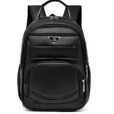Mochila de Couro Universitária Unissex MÉDIO/GRANDE Feminina Masculina  Reforçada Com Cabo de Aço para notbook