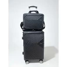 PROMOCAO kit de Mala De Viagem 10 KG Ziper Extensível 4 Roda Gira 360 Grau Fibra +Frasqueira 20inch