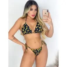 Biquíni Levanta Bumbum Moda Praia feminina lançamento verão ideal para saída de praia e piscina