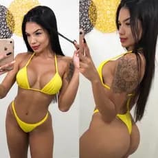 Biquíni de marquinha Lançamento Moda Praia feminina ideal para piscina e saída de praia