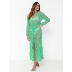VESTIDO LONGO DE RENDA
