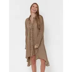 Vestido Elegante MODA PRAIA Com Calda 8032