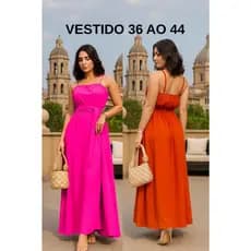 VESTIDO FEMININO LONGO ELEGANTE ,TECIDO DUNA COM BOJO