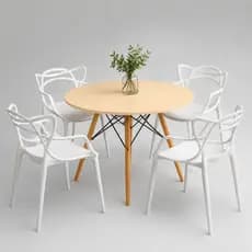 Cadeira Allegra Design Moderno Ergonômica para Sala Cozinha Escritório – Vermelha, Azul, Preta, Nude, Salmão e Amarela