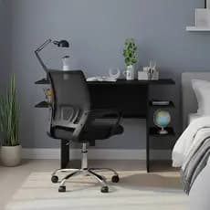 Kit Mesa Gamer Compacta + Cadeira Mesh Ergonômica Ajustável Para Home Office E Estudo
