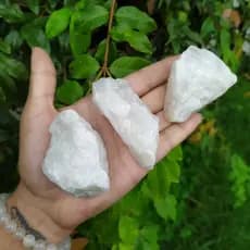 Pedra Bruta Quartzo Leitoso Ou Neve /cristal/pedra Natural/cristais/tarot/decoração