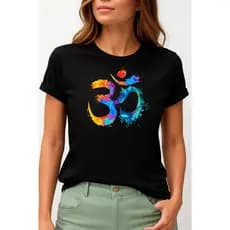 🕉️ Camiseta Om – Símbolo do Hinduísmo e Mantra da Meditação Unissex