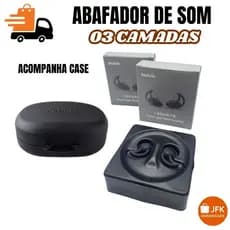Tampão Abafador de Ruídos Protetor Auricular para Trabalho Estudos e Sono Ideal para Adultos Uso Casa e Oficina