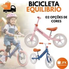 Bicicleta de Equilíbrio Infantil Treino de coordenação e Diversão de Crianças Sem Pedal aro 12