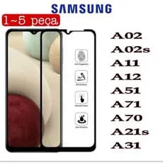 Kit 5 Peças Película 3D Para Galaxy A02/A02S/A11/A12/A31/A51/A71/A70/A21S