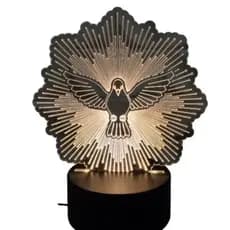 Luminária De Mesa Acrílico LED Abajur Decorativo Quarto Sala Enfeite Moderno Presente Criativo Luz Noturna USB Luxo