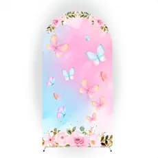 Capa Para Painel Romano Picolé Festa Infantil Sublimada Tecido Elastic com Elástico Várias Cores e Temas Decoração Luxo