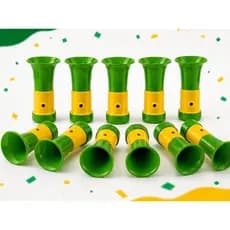 Kit Cornetas Apito Copa do Mundo Brasil Vuvunzela ATACADO Brinquedo Divertido para Festa e Torcida