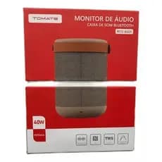 Caixa de Som Bluetooth Tomate MTS-8005 40W Portátil USB TF FM Rádio Bluetooth 5.3 Preto