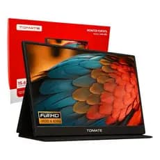Monitor Portátil Tomate MTM-1506 15" HDMI USB ISDB-T Digital Android