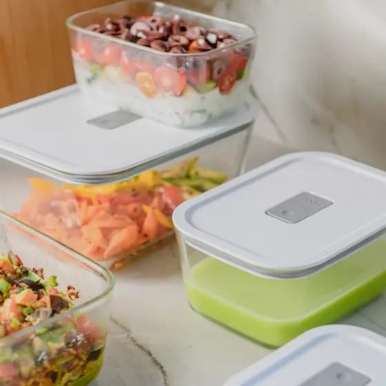 Pote De Vidro Com Tampa Hermético Marmita para Freezer e Micro-ondas Ou Cozinha Dia dos pais