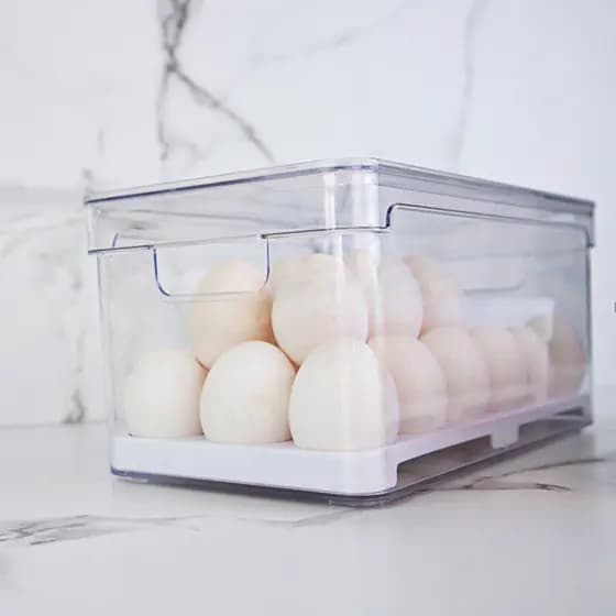 Organizador de Ovos Com Tampa Clear Fresh 36 Unidades
