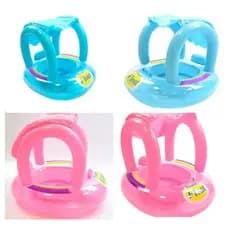 Boia Bote Bebê Cobertura Fralda Infantil Rosa Ou Azu Boia Piscina Bebe