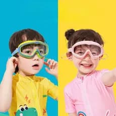 Óculos Natação Infantil e Adulto com Protetor Auricular